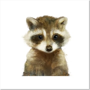 Little Raccoon Posters and Art